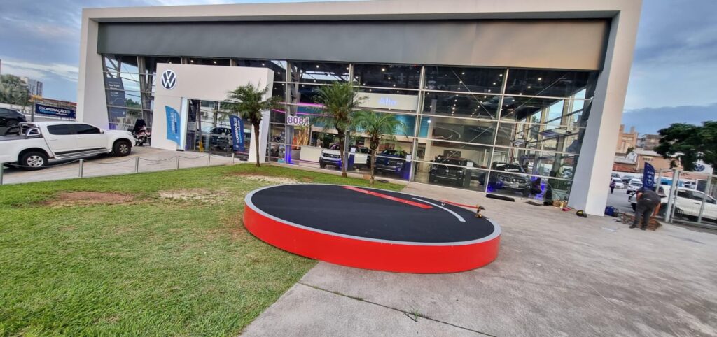  Plataforma giratória elétrica de carro da plataforma em 2025